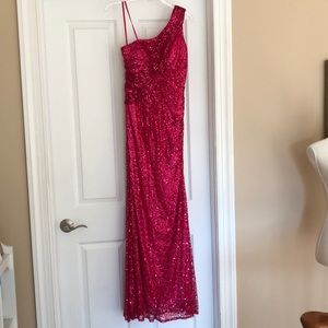 Prom Dress La Femme Sequins size 4